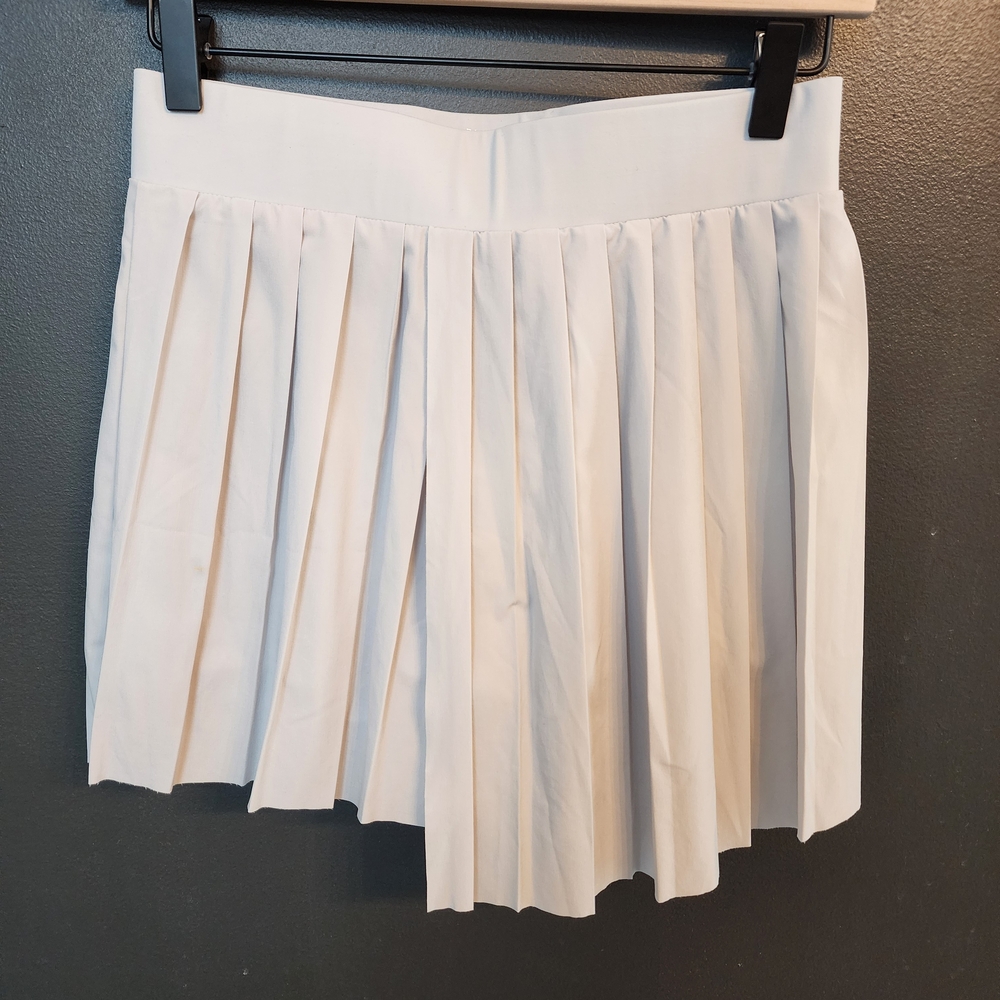 Varley Classic White Mini Skirt